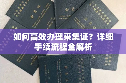 苏州如何高效办理采集证？详细手续流程全解析